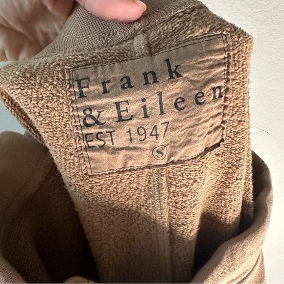 Frank & Eileen Catherine Favorite Sweatpants in Camel SZ S Raw Hem Cropped - Picture 7 of 10